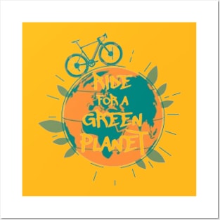 Ride For A Green Planet Posters and Art